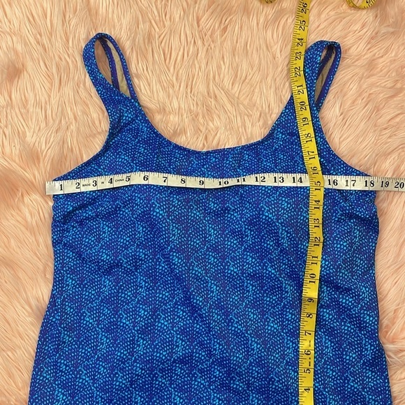 L.L Bean Blue Swim‎ Tank Top Woman’s Size 18 - Picture 4 of 4
